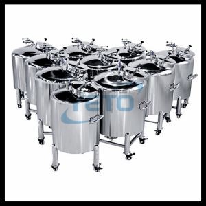 Cosemtic 용 스테인레스 스틸 최종 크림 제품 밀폐 저장 탱크
